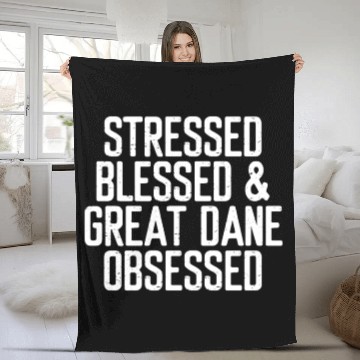 Discover Great Dane Dogs, Great Danes Fleece Blankets