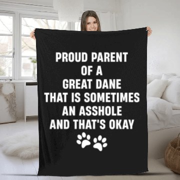Discover Great Dane Dogs, Great Danes Fleece Blankets