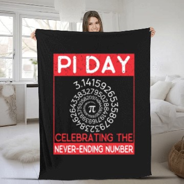Discover Pi Day: Celebrating the never-ending number Fleece Blankets