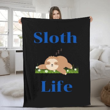 Discover SLOTH LIFE Fleece Blankets