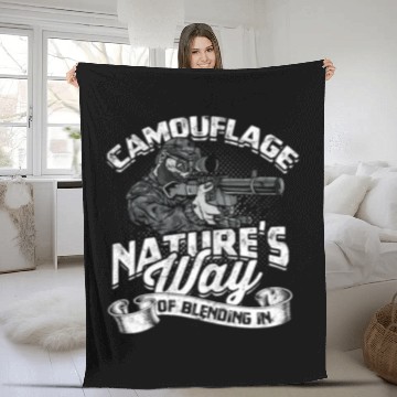 Discover Camouflage: Nature's Way of Blending In - Hunting Fleece Blankets