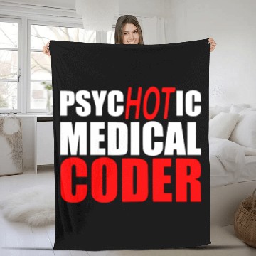 Discover Medical Coder , Programmer Fleece Blankets