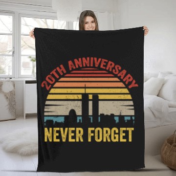 Discover Never Forget 9 11 20th Anniversary Fleece Blankets