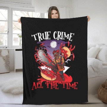Discover True Crime Murder Spy Crime Interest Gift Idea Fleece Blankets