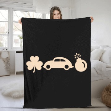 Discover Irish Car Bomb St Patricks Day Alcohol Pub Crawl Fleece Blankets