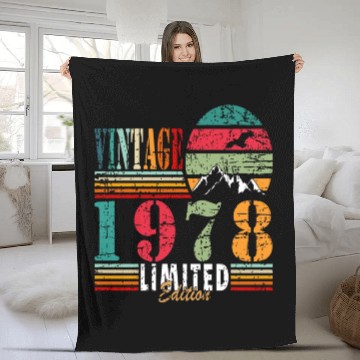 Discover 1978 bday gift idea Fleece Blankets
