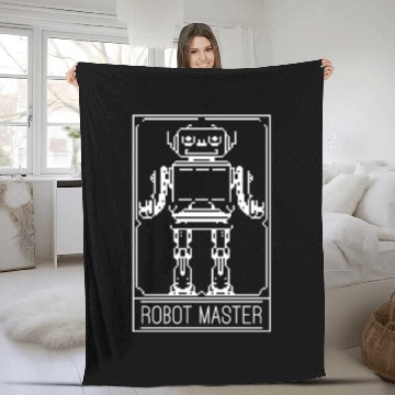 Discover Robotics Robots Robot Master Fleece Blankets