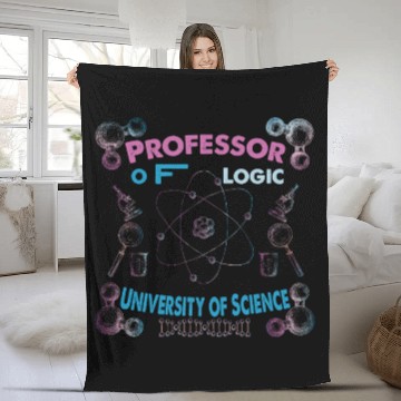 Discover Professor Of Logic University of Science Fleece Blankets