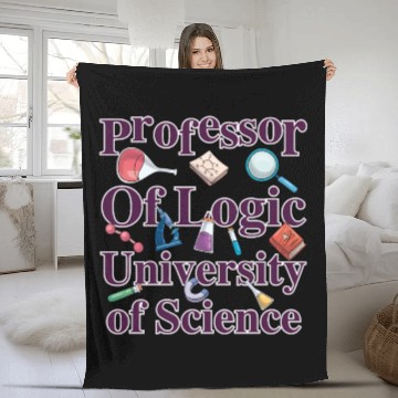 Discover Professor Of Logic University of Science Fleece Blankets