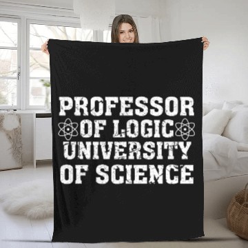 Discover Professor Of Logic University of Science Fleece Blankets