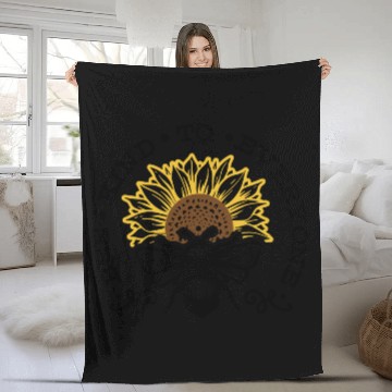 Discover Bee Kind To Everyone Funny Fleece Blankets