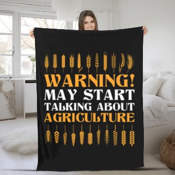 Discover Agriculture Science Teacher Fleece Blankets