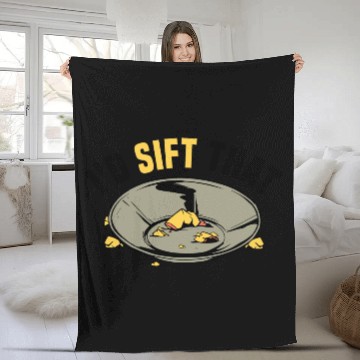 Discover Panning for gold Fleece Blankets