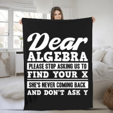 Discover Algebra, calculus, science, mathematics Fleece Blankets