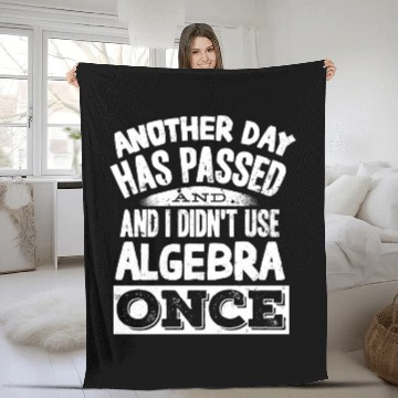 Discover Algebra, calculus, science, mathematics Fleece Blankets