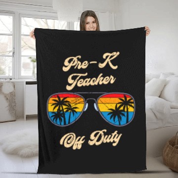 Discover Preschool kindergarten educator off duty teacher Fleece Blankets