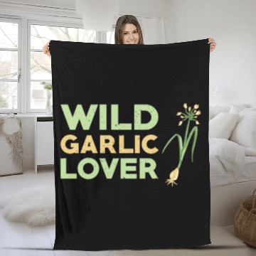 Discover Wild Garlic Lover Fleece Blankets