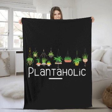 Discover Plants Fleece Blankets
