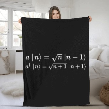 Discover annihilation operator, quantum physics Fleece Blankets
