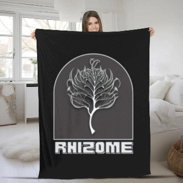 Discover Green Growth Fleece Blankets