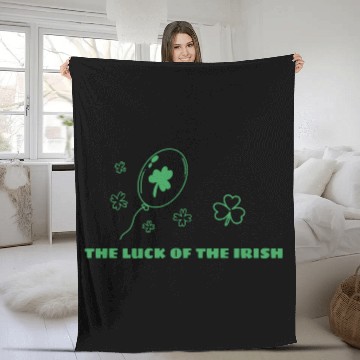 Discover The Luck Of The Irish Fleece Blankets