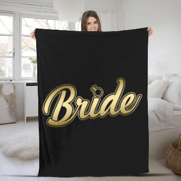 Discover Classy Mood Bride Bachelorette Party Bridal Fleece Blankets