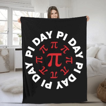 Discover Pi Day Fleece Blankets