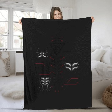 Discover Cyber modern Fleece Blankets