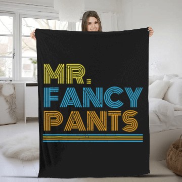 Discover Mr Fancy Pants Gift for a Real Mister Fancypants Fleece Blankets