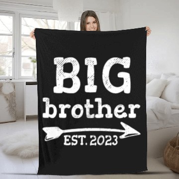Discover Promoted to Big Bro 2023 Leveled Up To Big Brother Fleece Blankets