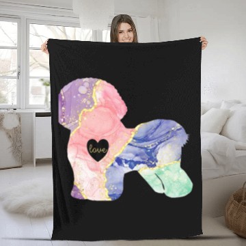 Discover Bichon Frise Lover Bichon Frise Mom Fleece Blankets