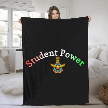 Discover Student power   ️ Fleece Blankets