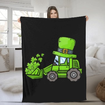 Discover luck of the Irish Fleece Blankets