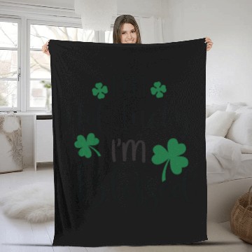 Discover I m Not Lucky I m Blessed Fleece Blankets