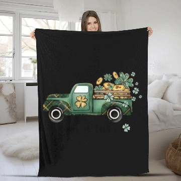 Discover Loads of luck sublimation Fleece Blankets