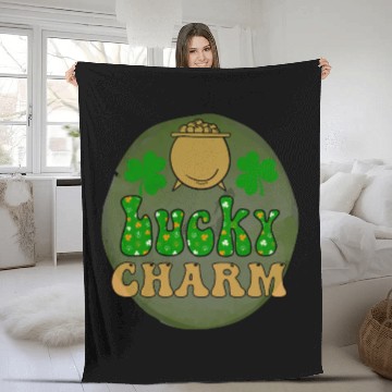 Discover LuckyPatricks Day Sublimation Fleece Blankets