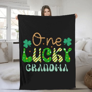 Discover One luckyPatricks Day Sublimation Fleece Blankets