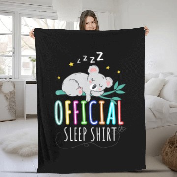 Discover Official Sleep Fleece Blankets pajamas nightgown kear T Shir