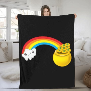 Discover Patricks Day Rainbow with Fleece Blankets