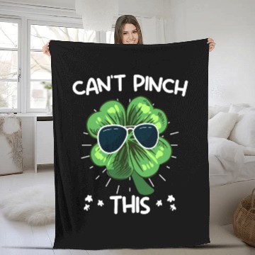 Discover Can't Pinch this Shamrock St. Patrick's Day Fleece Blankets