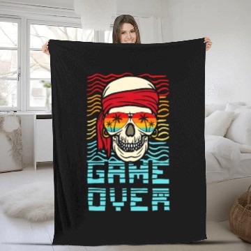 Discover GAME OVER Fleece Blankets