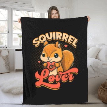 Discover Squirrel lover - Squirrel Fleece Blankets