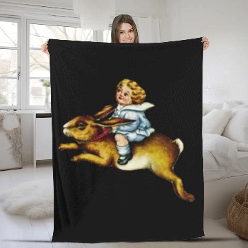 Discover Vintage Easter Fleece Blankets