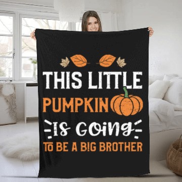 Discover This Little Pumpkin Is Going To... Fleece Blankets