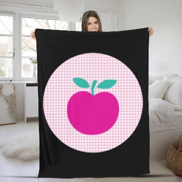 Discover pink apple Fleece Blankets