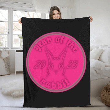 Discover Year Of The Rabbit Fleece Blankets