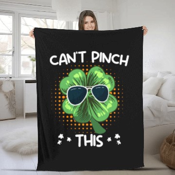 Discover Can't Pinch this Shamrock St. Patrick's Day Fleece Blankets
