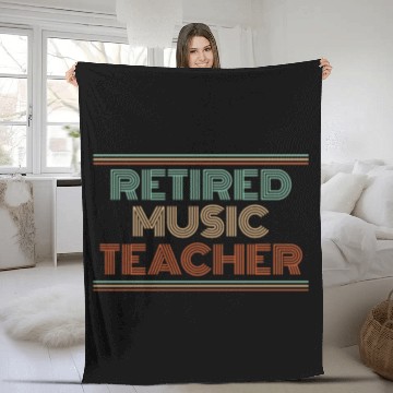 Discover Music Teacher Retired Music Teacher Fleece Blankets