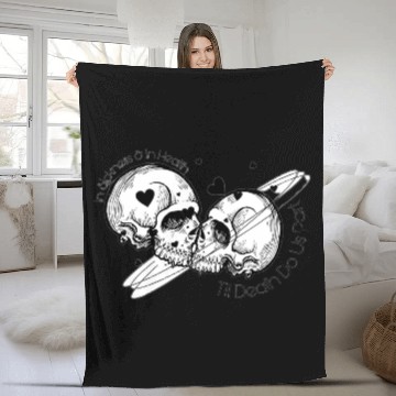 Discover till death do us part Fleece Blankets