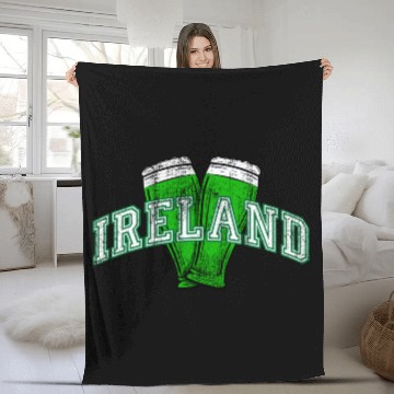 Discover st patricks day - ireland Fleece Blankets